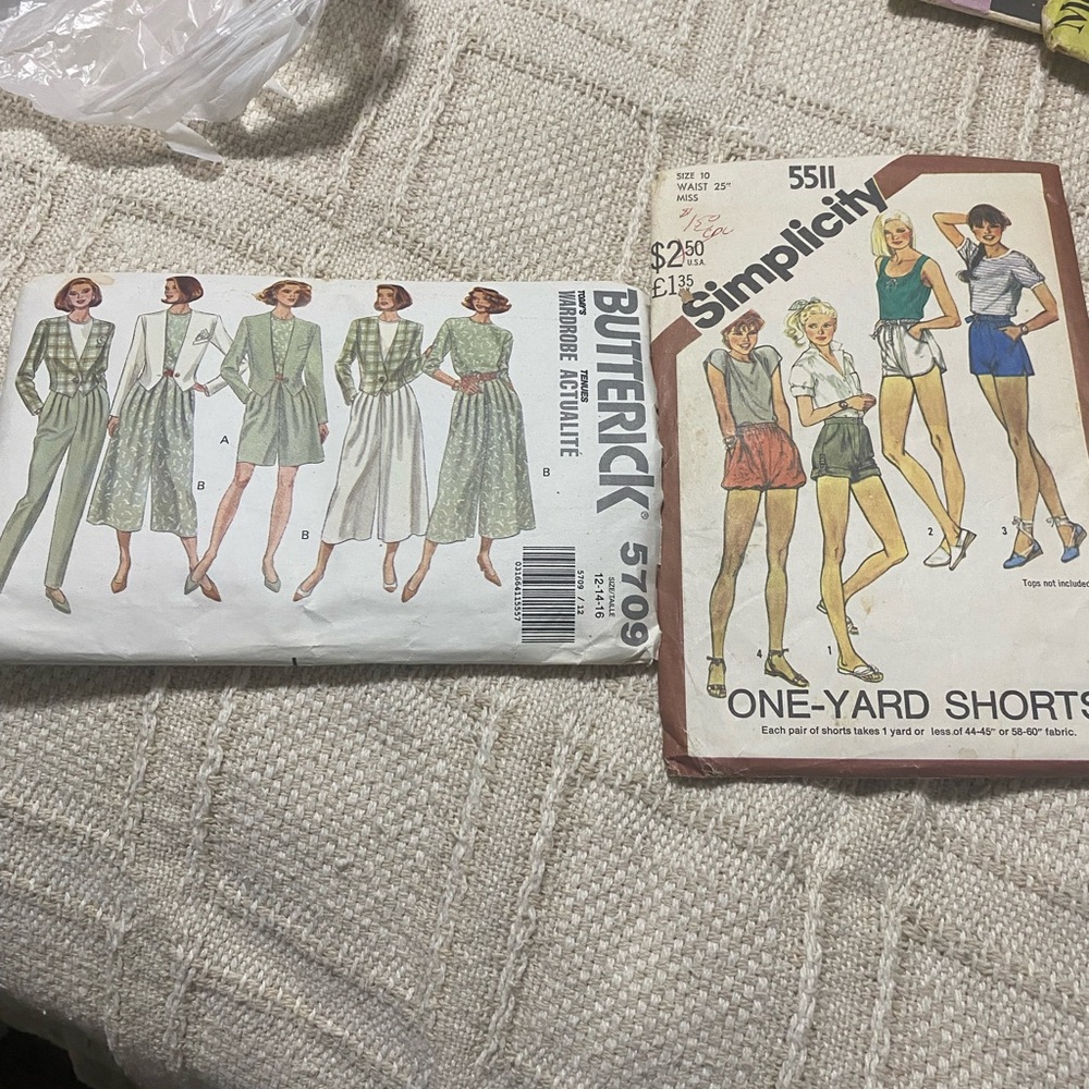 Vintage Sewing Patterns Butterick and Simplicity Pattern